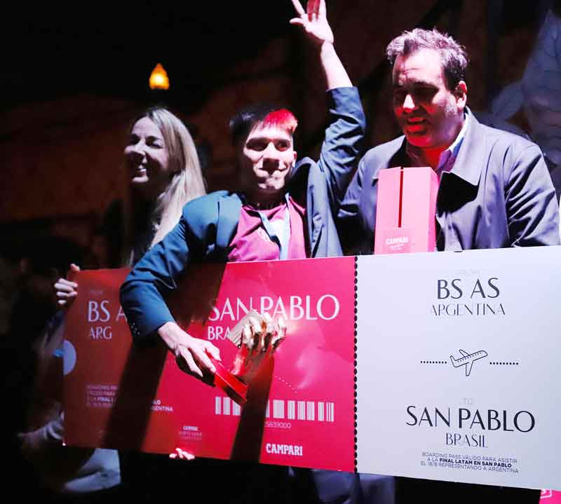 QUIÉN FUE EL CAMPEÓN DE LA CAMPARI BARTENDER COMPETITION 2025 ARGENTINA